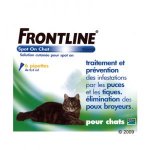 Antiparasitaire pour chat 2 x 4 pipettes