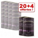 Boîtes Herrmanns 20 x 800 g + 4 boîtes offertes !,Bio-Menu, bœuf, sarrasin & fruits (sans gluten)