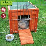 Maisonnette pour lapin et rongeur Natura maisonnette (sans enclos) : L 50 x l 60 x H 47 cm