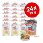 Lot de sachets fraîcheur Almo Nature Jelly 24 x 70 g  thon & jeunes sardines